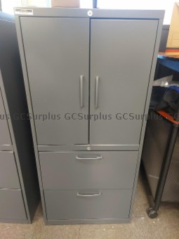 Picture of Three Grey Upright Cabinets