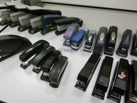Picture of Assorted Staplers