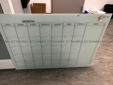 Picture of Dry-Erase Calendar Board