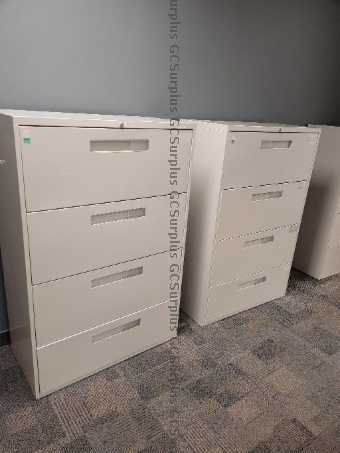 Picture of Lot of Four-Drawer Filing Cabi