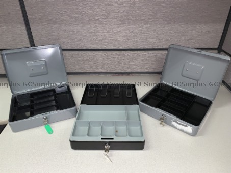 Picture of Lot of Metal Cash Boxes