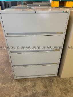 Picture of 4 Four Drawer Lateral Cabinets
