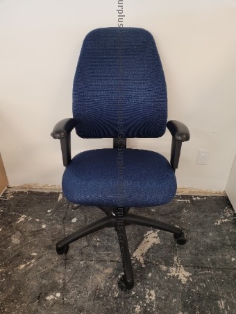 Picture of Lot of Blue Rolling Desk Chair