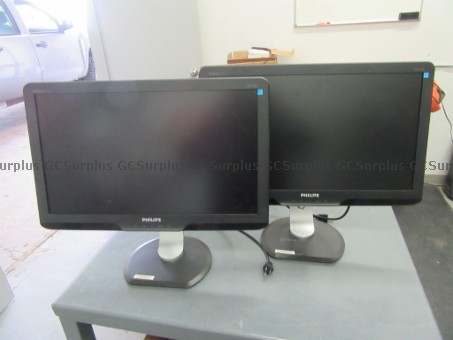 Picture of 2 Philips LED Monitors