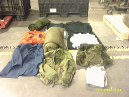 Photo de Textiles militaires usagés