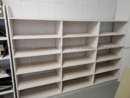 Picture of White Wooden Bookcases