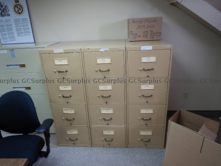 Picture of Various Filing Cabinets