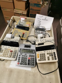 Photo de Calculatrices usagées variées