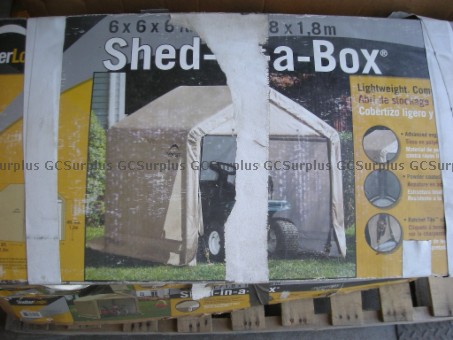 Picture of Lot of Shelter Logic Shed-in-a