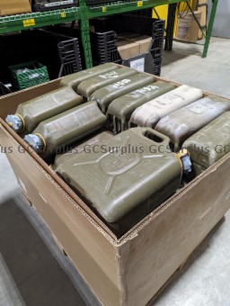 Picture of Lot of Used Diesel Jerry Cans