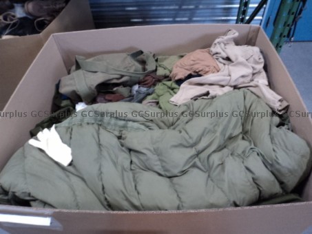 Picture of Lot of Scrap Military Clothing