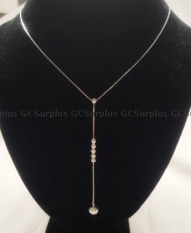 Picture of Pandora Y Drop Silver Necklace