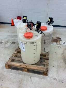 Picture of Chemical Storage Drums With St