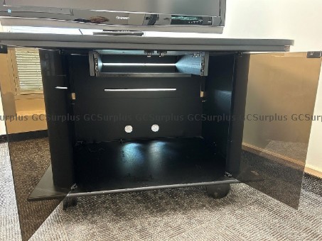Photo de Meuble de rangement noir pour 