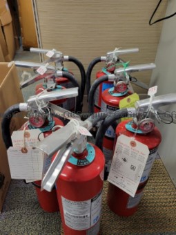 Picture of 7 Fire Extinguishers