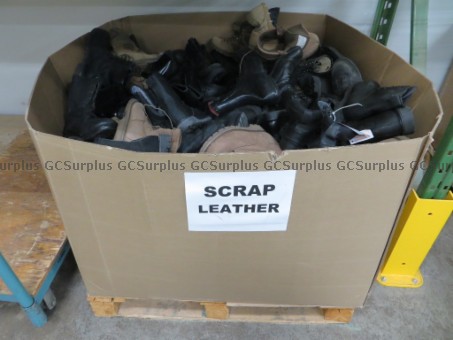 Picture of Lot of Assorted Scrap Leather