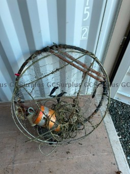 Picture of One Round Metal Crab Trap - Lo