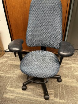 Picture of Office Chair, Footstool, and M