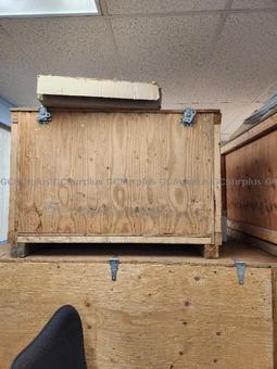 Photo de 9 caisses de rangement en bois