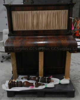 Picture of Antique Piano with Fabric Face