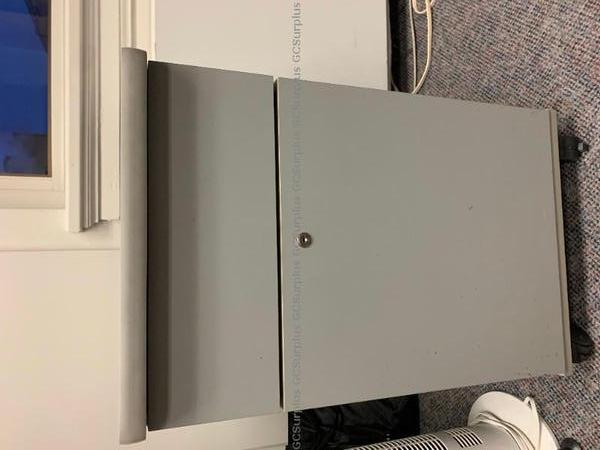 Picture of Grey 2-Drawer Pedestal Cabinet