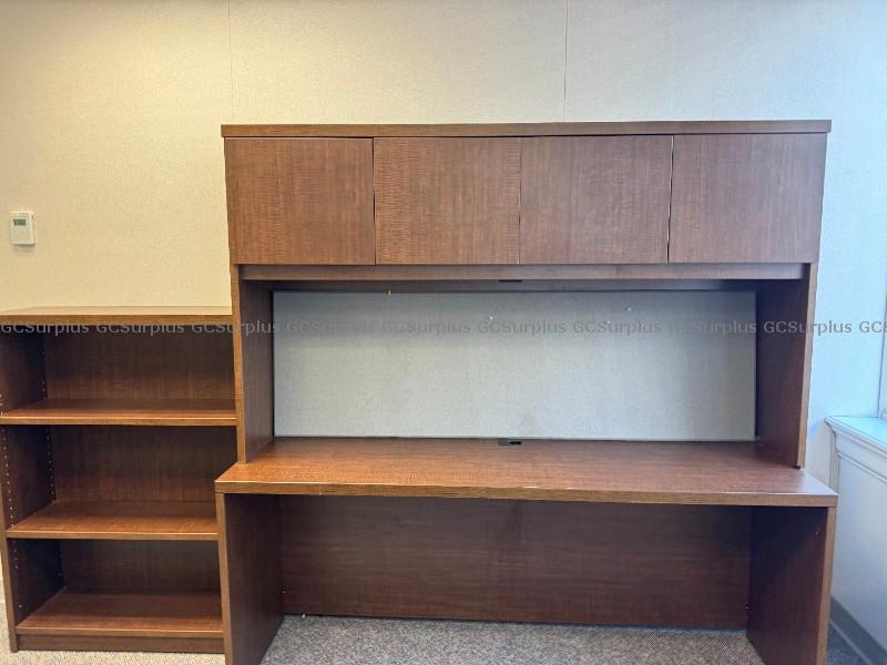 Picture of Desk with Hutch and Bookshelf