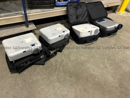 Picture of Lot of Projectors