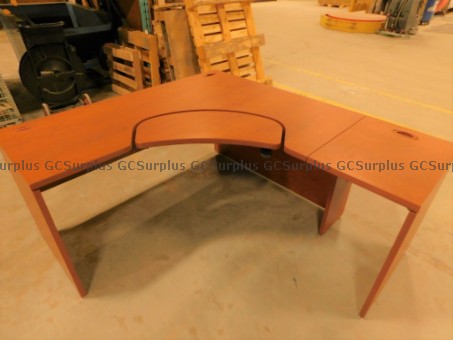Picture of Corner Desk with Keyboard Tray