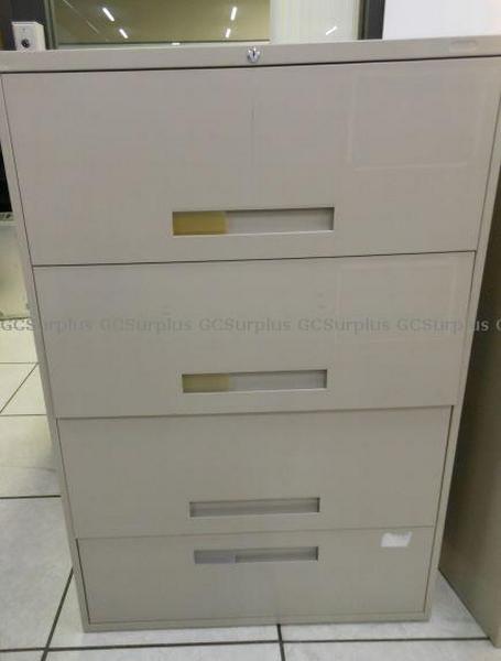 Picture of Lot of 3 Metal Filing Cabinets