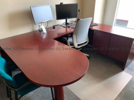 Picture of Sectional Wooden Desk