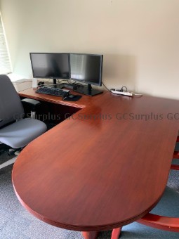 Picture of Office Desk and Credenza
