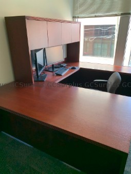 Picture of Executive Desk with Hutch