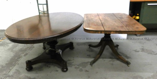 Photo de Table ancienne en bois - lot d