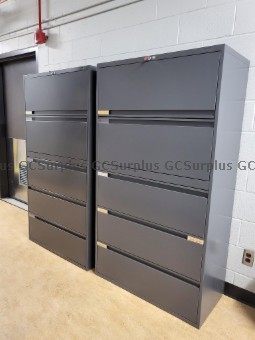 Picture of Used Gray Five-Drawer Filing C