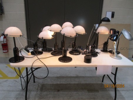 Picture of Lot of Lamps and Power Bars