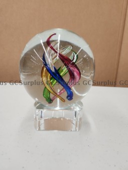 Picture of Lot of 6 Glass Sphere Trophies