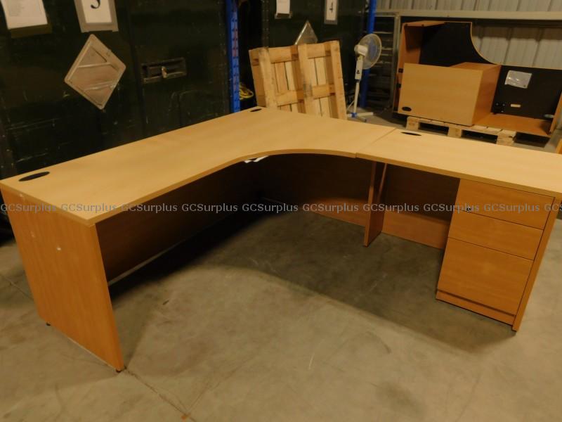 Picture of Birch-Coloured Desk