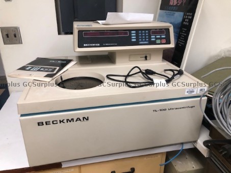 Picture of Beckman Table Top TL 100 Ultra
