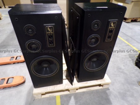 Picture of Lot of Stereo Amps with Speake