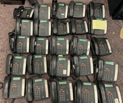 Picture of Lot of Assorted Desk Phones an