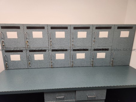 Picture of Office Desk With Lockable Cubb