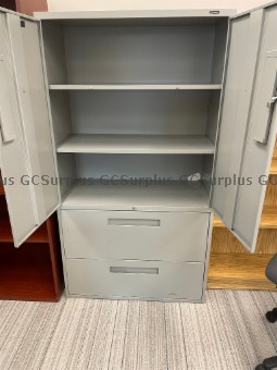 Picture of Metal Cabinet with 2 Drawers a