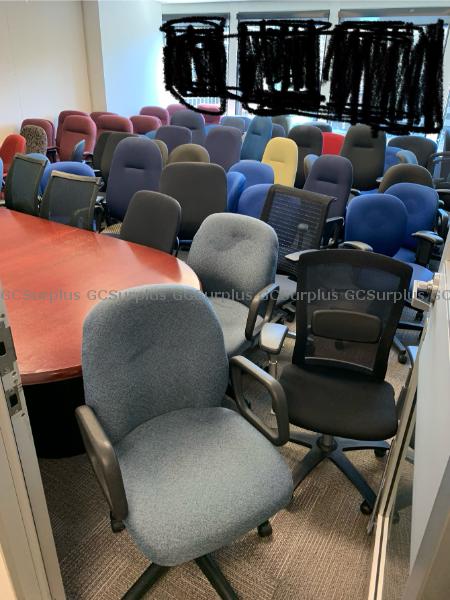 Picture of Assorted Chairs and Recycle Bi