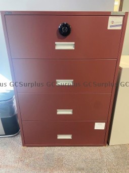 Picture of Metal Cabinet with 4 Drawers a