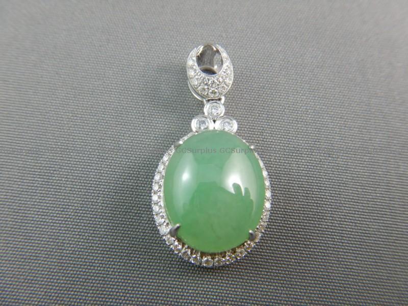 Photo de Pendentif en or blanc 18 ct de