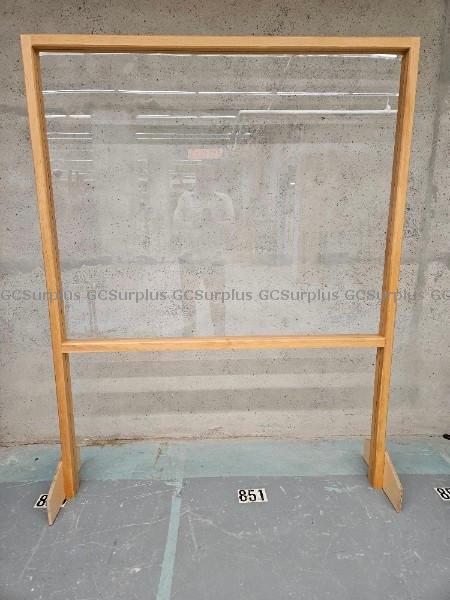 Picture of Floor Standing Acrylic Partiti