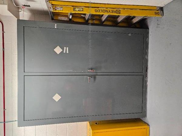 Picture of Metal Cabinet with 3 Shelves