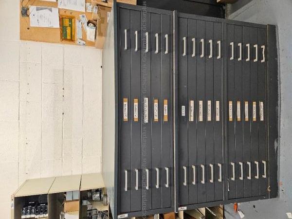 Picture of Lot of 2 Plan Cabinets in 2 Se