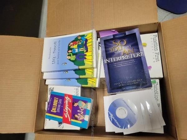 Picture of Assorted Sign Language Books