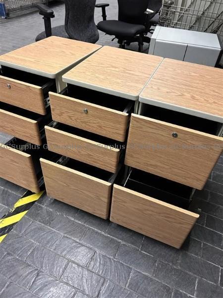 Picture of Lot of 4 Pedestal Cabinets